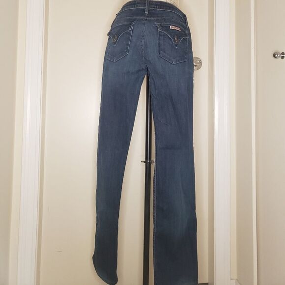Hudson dark blue denim straight leg jeans - Picture 2 of 10